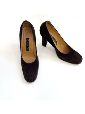 Casadei Brown Suede Pumps Sz 6